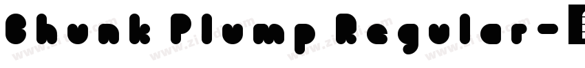 Chunk Plump Regular字体转换